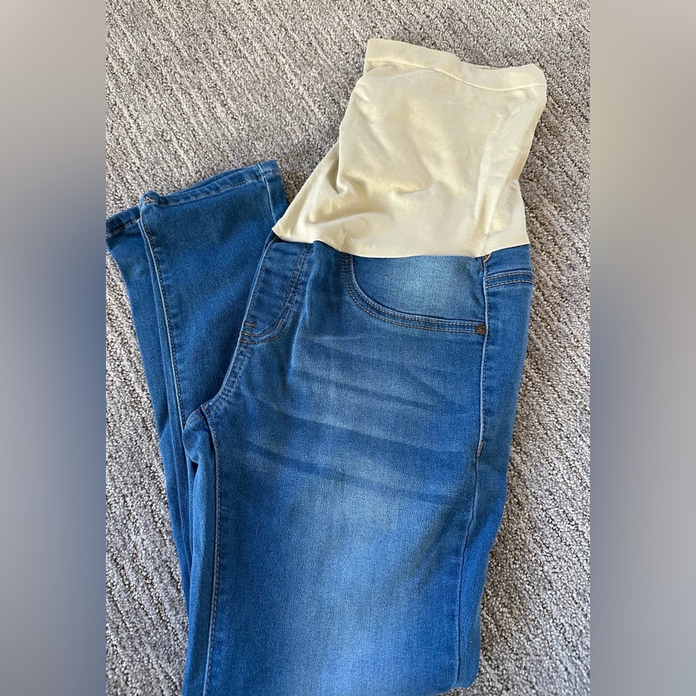 Vintage violet maternity jeans